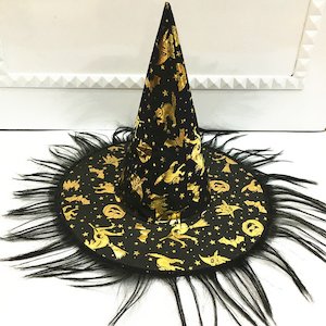 Witch Hats: Halloween Hat Masquerade Dress Up Wizard Hat Witch Hair Witch Hat
