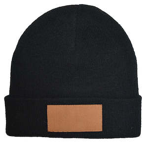 Winter Badge Beanie – NZ Warm Chunky Knit Hat with Urban Style