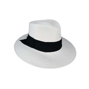 All: Maddison Ladies Cuenca Fedora Hat – Grade #3 Toquilla Straw with 8cm Brim