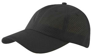 Mesh Sports Cap – Breathable Colourfast Mesh, Velcro Fit, 6-Panel Design