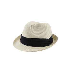 Premium Trilby Hats: Mack Men’s Crushable Braided Trilby Hat with Inner Size Adjuster