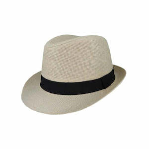 Premium Trilby Hats: Jett Kids Trilby Hat – Woven Natural Fibre with Adjustable Fit, Ages 3+
