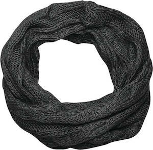 Acrylic Pattern Knit Infinity Scarf – Winter Loop Design