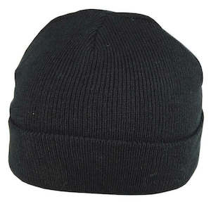 Premium Hats: Double Knit Acrylic Beanie with Cuff – Stretch Fit Winter Hat