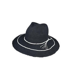 Premium Wide Brim Hats: Seraphina – Wide Brim Summer Hat in Woven Natural Fibre with UPF 50+ Protection
