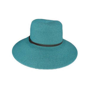 Premium Wide Brim Hats: Avenel Oatlands Toyo Braid Wide Brim Hat with Faux Leather Band – UPF 50+ Sun Protection