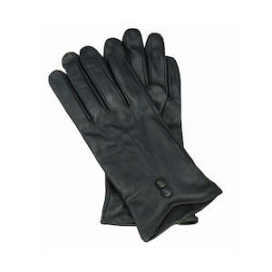 Virginia – Women's Sheepskin Leather Glove with Button Detail