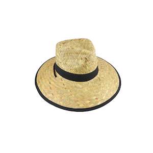 Houston Plantation Straw Hat – Wide Brim with Cotton Greenunder, Chin Tie & To&hellip;