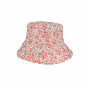 Premium Bucket Hats: Kiki Kid’s Reversible Cotton Bucket Hat – Floral Print, UPF 50+ Sun Protection