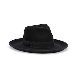 Bennett Wide Brim Crushable Hat in Australian Wool Felt with Water Repellent Finish