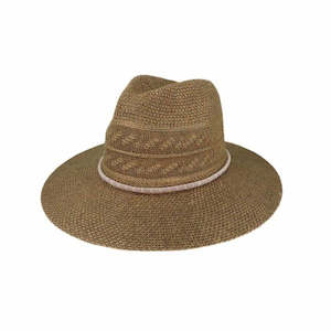 Mosman Crushable Polyester Knit Safari Hat with Inner Size Adjuster