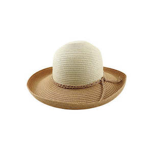 Premium Breton Hats: Ruby – Braided Breton Hat with Twisted Self Trim and UPF 50+ Protection