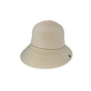 Giselle – Women’s Japanese Toyo Fine Braid Cloche Hat with Medium Brim