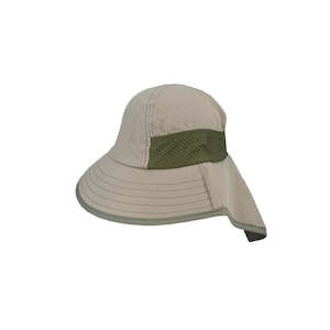 Premium Legionnaire Hats: Anakie Microfibre Facesaver Legionnaire Hat with Neck Flap and Mesh Vent