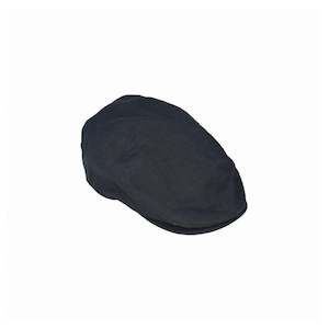 Premium Flat Caps: Aspen Linen Cotton Blend Flat Cap with Printed Cotton Lining