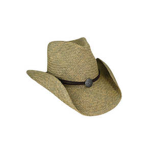 Heywood Western Hat – Twisted Natural Fibre with Upturned Brim