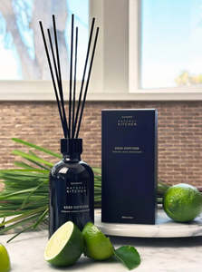 Surmanti: Surmanti Reed Diffuser - Persian Lime & Lemongrass - Large Rooms 200ml - Natural Kitchen