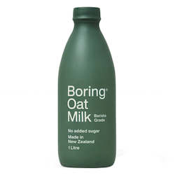 Milk: Boring Oat Milk Barista Grade 1L