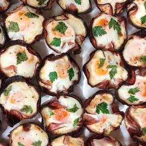 Catering 1: Ham & egg cups (keto/GF)