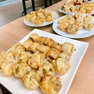 Savouries: Mixed savoury platter
