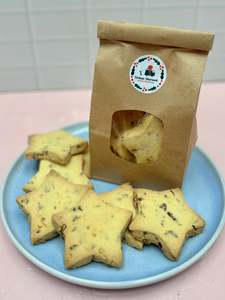 All: Cranberry + orange shortbread stars