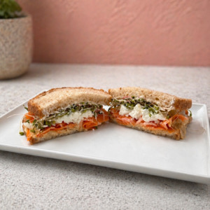 All: Hummus sandwich