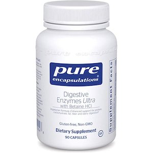 Pure Encapsulations Digestive Enzymes Ultra + Betaine 90