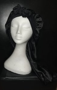 Products: Long Satin Bonnet with ribbon - Curl and curl tools Urban Kurl Studio Urban Kurl Studio Hair , curl kits and curl tools Curl here