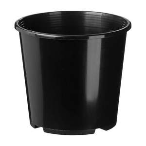 Pots: Plastic Pot Black 23CM
