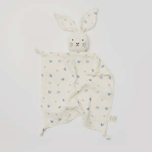 Baby Child: Over The Dandelions Organic Muslin Bunny Lovey - Enchanted Garden