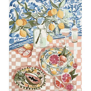 Gifts: Paint Like Frida - Sunday Squeeze (Rolled) Paint By Numbers