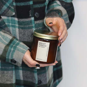 Home: Amberjack Soy Candle - Violet Tobacco