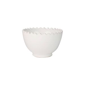 Kitchen: Bianca Lorenne - Zigzag Bowl White Medium