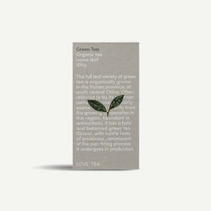 Tea: Love Tea  Green Loose Leaf Tea 100g
