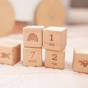 Play: Tahi Rua Toru Wooden Block Set