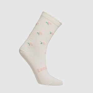 Lamington Womens Merino Crew Length Socks - Rosa