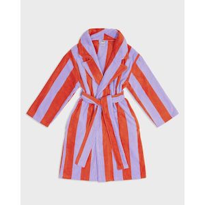 Hommey Robe - Grapefruit Stripes