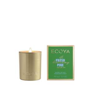 Ecoya Holiday Collection - Fresh Pine Goldie Candle