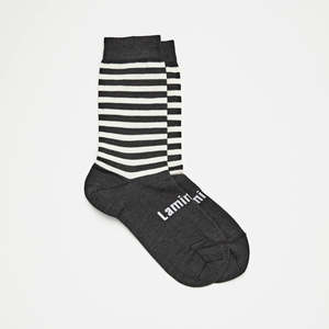 Lamington Mens Merino Wool Crew Socks - Slate