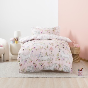 Products: Unicorn Blossom Duvet Cover Single - Windmill Kids Furniture