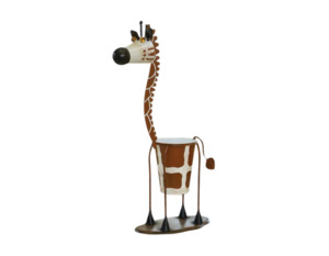 Products: Metal Giraffe Pot Figurine - Windmill Kids Furniture