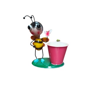 Products: Metal Honey Bee Pot - Pink - Windmill Kids Furniture
