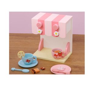 Products: Coffee Machine with Coffee Cups Wooden Playset - Windmill Kids Furniture