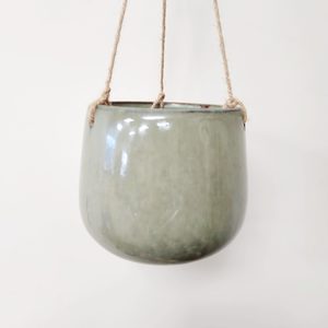 Products: Beautiful Handmade Hanging Ceramic Pot 14.5cm - Urban Roots
