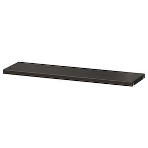 IKEA BESTA Shelf 56x16cm Black-brown