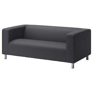 Ikea: IKEA KLIPPAN Two-seat sofa, Vissle grey