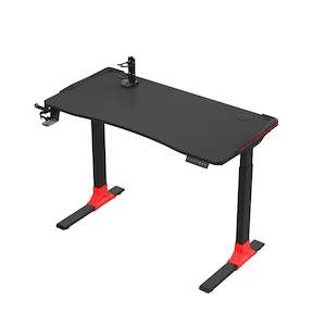 Loctek GET119-L Gaming Desk, Electric Height Adjustable, 120x60cm, Black