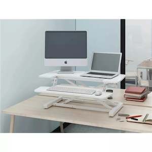 Loctek: Loctek Mt117M Eco Ergonomic Deskalator Workstation, Removable Keyboard Tray