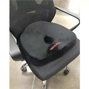 Loctek: Loctek SC2 Ergonomic Memory Foam Seat Cushion, Anti-Slip Bottom, Black