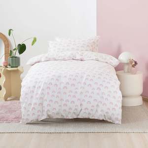 Squiggles: SQUIGGLES Rainbow Magic Duvet Cover Set, Multi-Colour, NZ Single